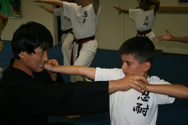 Preschool-Karate-lesson