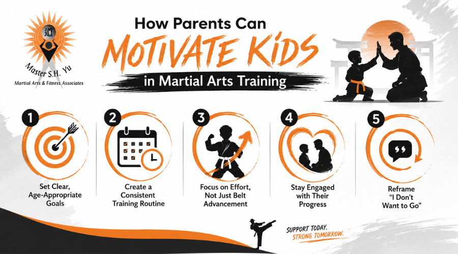 How Parents Can Motivate kids in Martial Arts - Master SH Yu