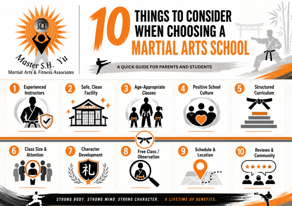 How to Choose the Best Martial Arts School - Master SH Yu